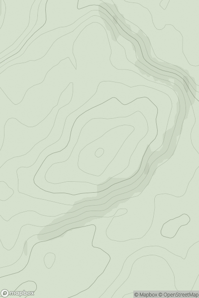 Thumbnail image for Druim Mor [Oban to Loch Fyne] [NM941329] showing contour plot for surrounding peak